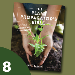 Tile labeled #8 featuring the book The Plant Propagator’s Bible; click to get deal.